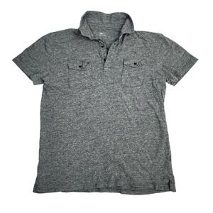 Gap Mens Polo Shirt‎ Gray Classic Size L